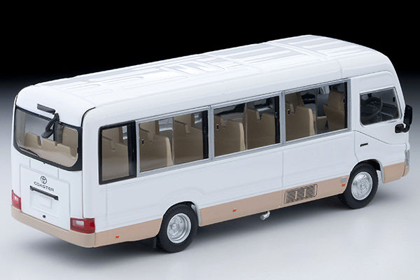 【2027年3月発売予定】 TLV 1/64 LV-N294d トヨタ コースター LX (白/ベージュ)