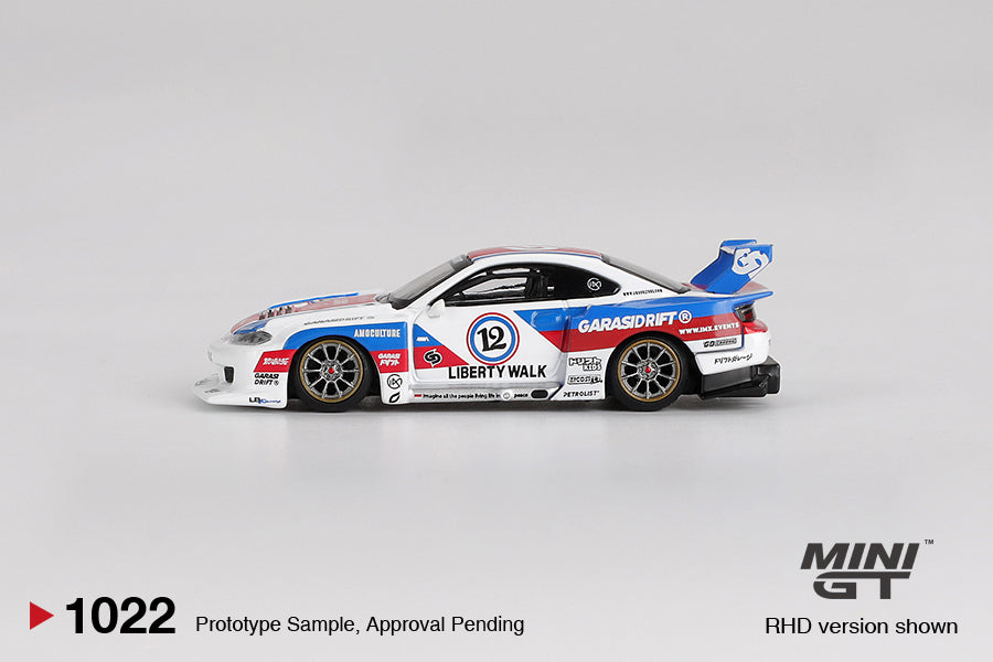 【2025年11月以降発売予定】 MINI GT MGT01022-R 1/64 Nissan LB-Super Silhouette シルビア S15 GARASIDRIFT x LBWK 2025(右ハンドル)