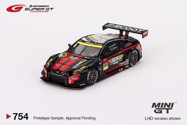 MINI GT MGT00754-L 1/64 Nissan GT-R Nismo GT300 SUPER GTシリーズ 2023 #360 "RUNUP RIVAUX GT-R" TOMEI SPORTS(左ハンドル)