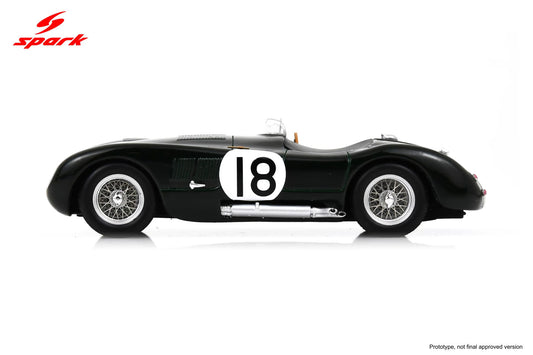 Spark 43LM1953 1/43 Jaguar XK 120 C No.18 Winner 24H Le Mans 1953 T. Rolt – D. Hamilton