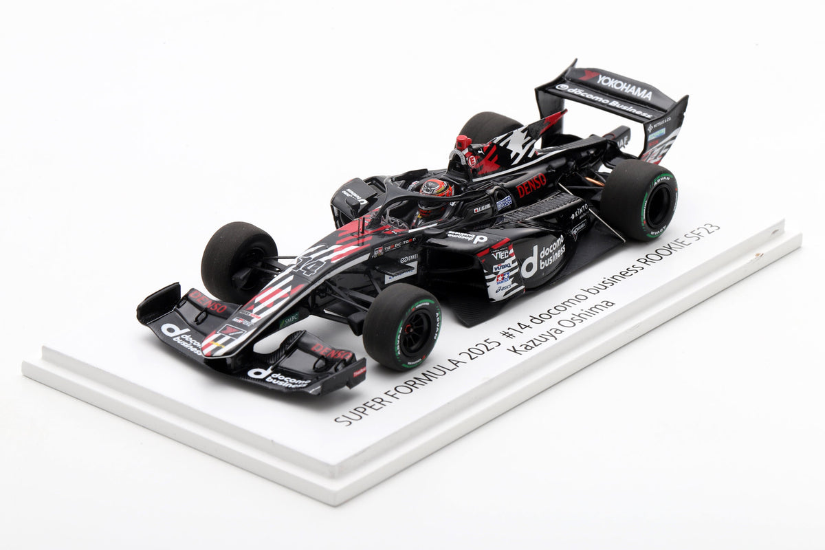 14 大嶋 和也 Kazuya Oshima docomo business ROOKIE SUPER FORMULA 2025 SF23 Spark 43SF2514