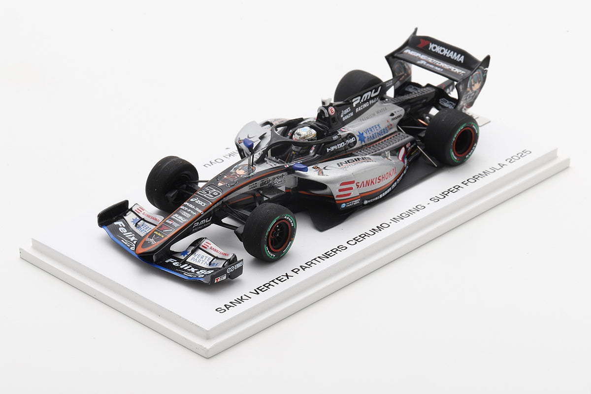 39 大湯 都史樹 Toshiki Oyu SANKi VERTEX PARTNERS CERUMO・INGING SUPER FORMULA 2025 SF23 Spark 43SF2539