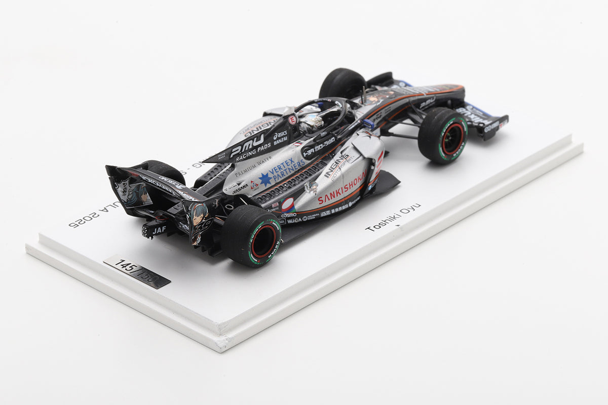 39 大湯 都史樹 Toshiki Oyu SANKi VERTEX PARTNERS CERUMO・INGING SUPER FORMULA 2025 SF23 Spark 43SF2539