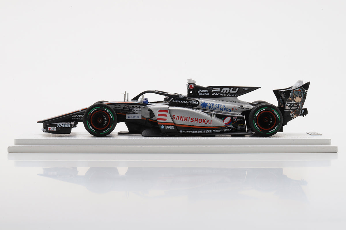 39 大湯 都史樹 Toshiki Oyu SANKi VERTEX PARTNERS CERUMO・INGING SUPER FORMULA 2025 SF23 Spark 43SF2539
