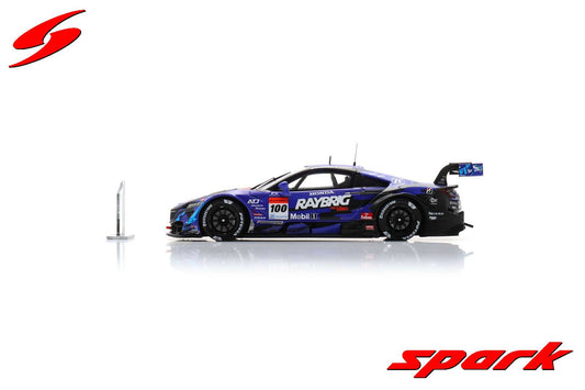 Spark 43SGT2020 1/43 RAYBRIG NSX-GT No.100 TEAM KUNIMITSU GT500 SUPER GT 2020 - with CHAMPION BOARD Naoki Yamamoto - Tadasuke Makino