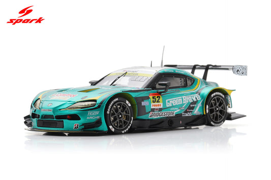 Spark 43SGT25052 1/43 Green Brave GR Supra GT Saitama Green Brave No.52 GT300 SUPER GT 2025 H. Yoshida - S. Nonaka