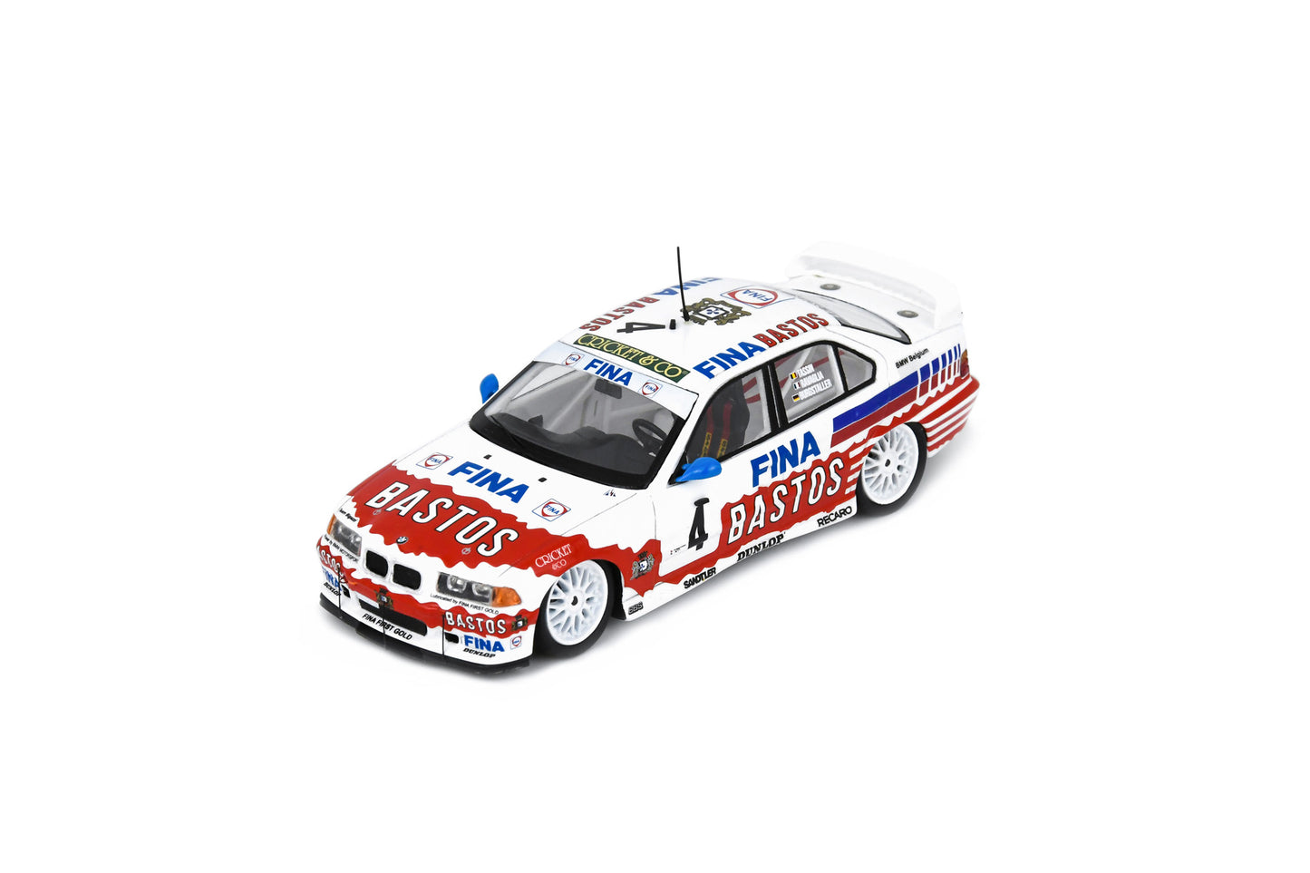 Spark 43SPA1994 1/43 BMW 318I No.4 BMW Fina Bastos Team Bigazzi Winner 24H Spa 1994 Thierry Tassin - Roberto Ravaglia - Alexander Burstaller