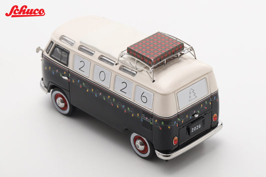 Schuco 43U00209 1/43 1960 VW T1 Bus "Christmas Edition 2026"