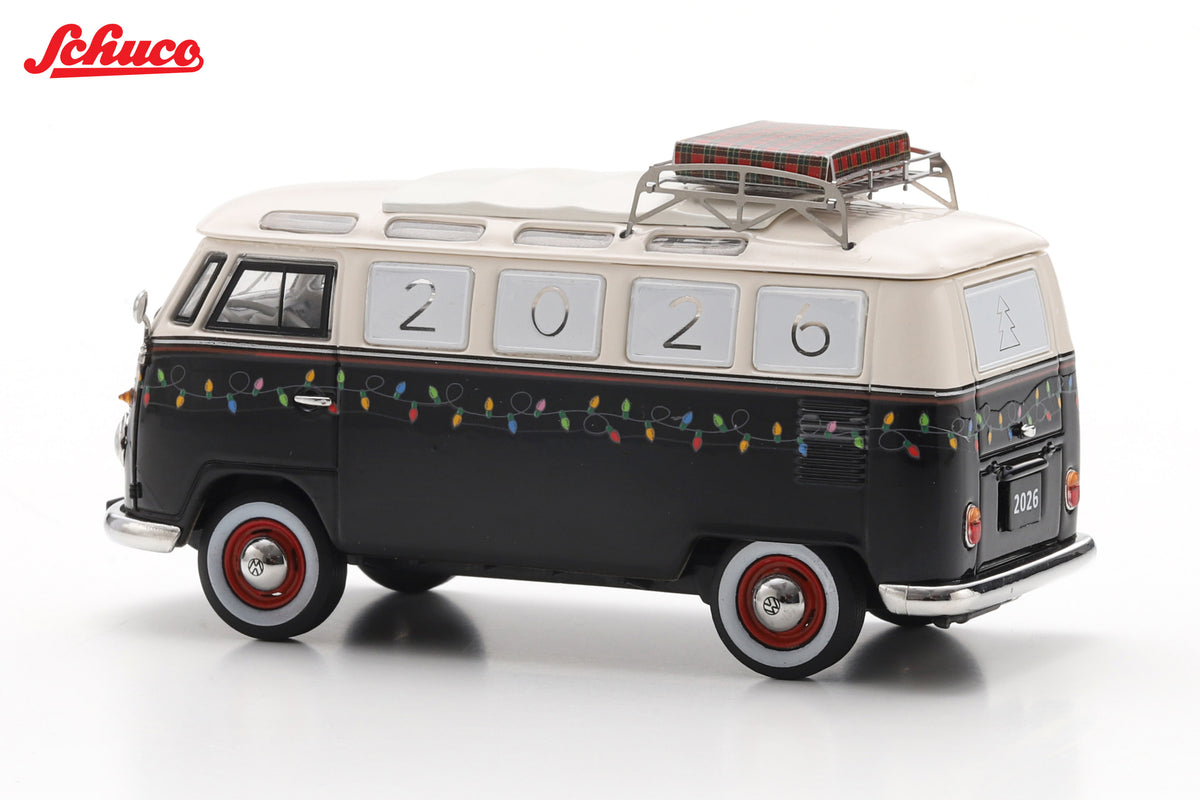 Schuco 43U00209 1/43 1960 VW T1 Bus "Christmas Edition 2026"