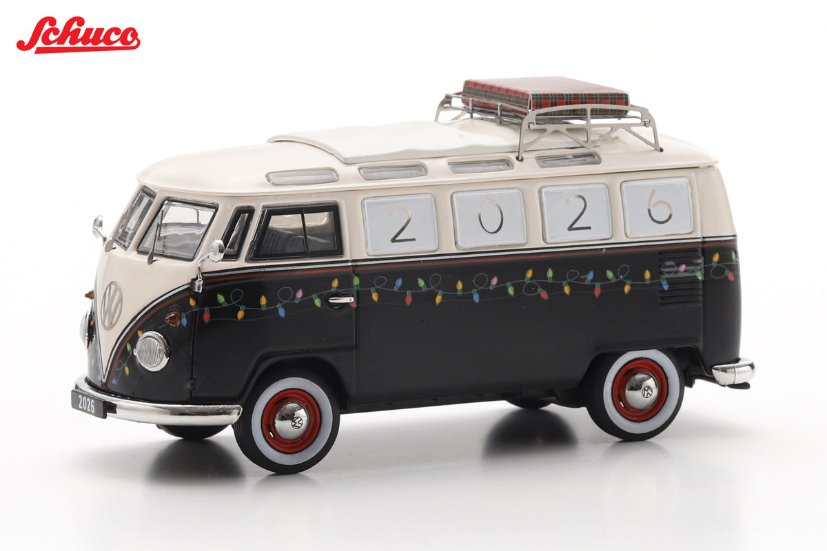 Schuco 43U00209 1/43 1960 VW T1 Bus "Christmas Edition 2026"