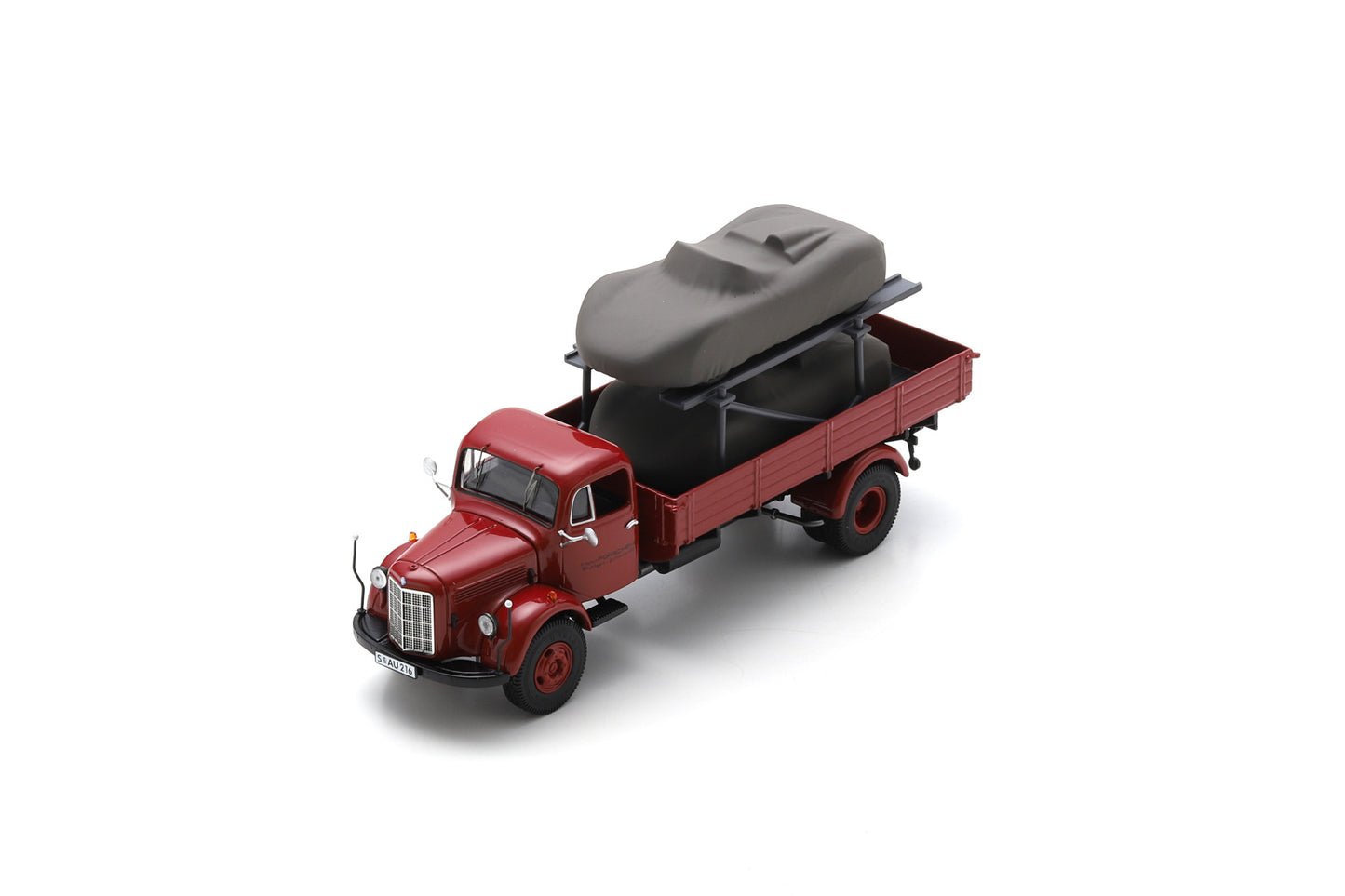 Schuco 450723600 1/43 Mercedes-Benz L3500 "Porsche-Renndienst" with Porsche 718 RS