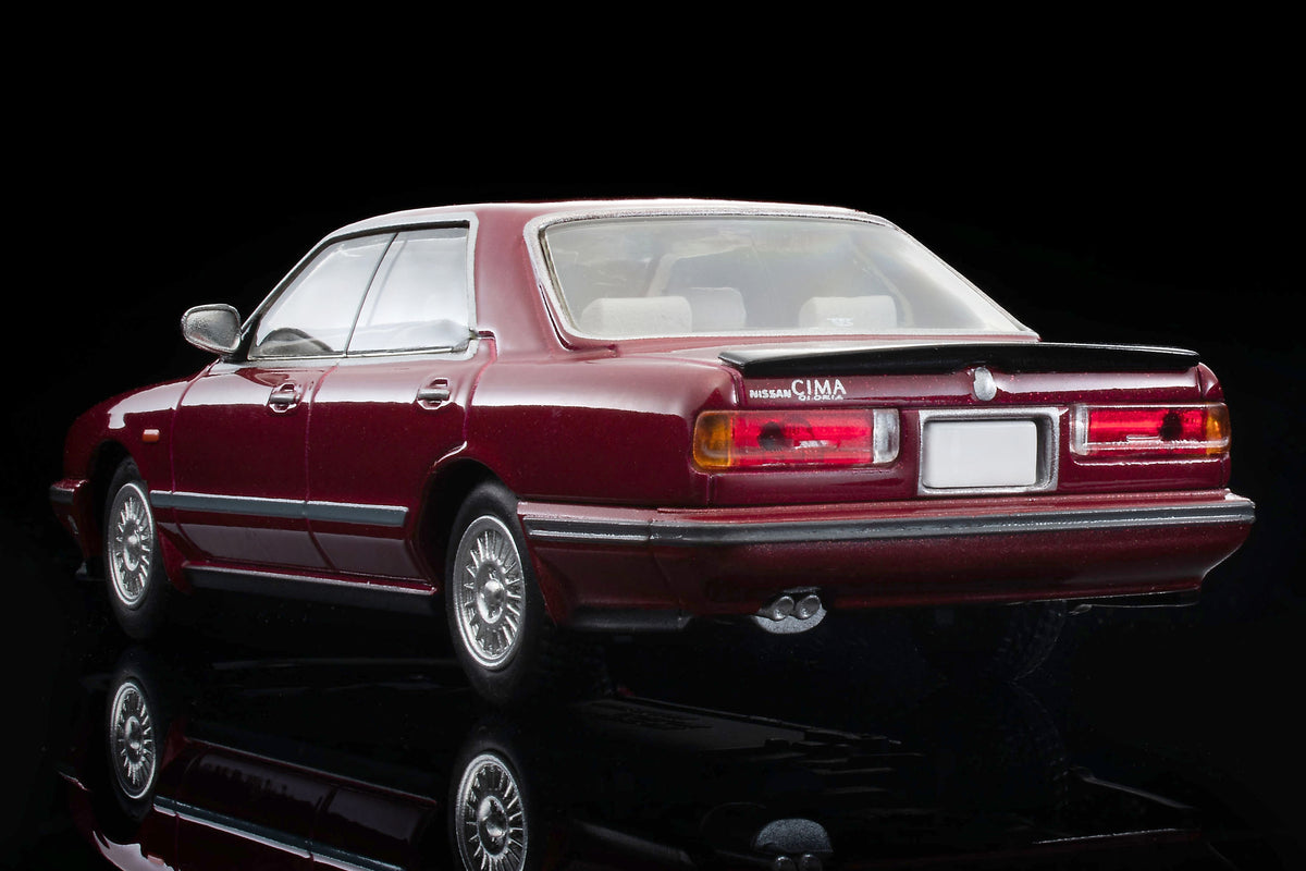 TLV 1/64 LV-N340a 日産 グロリア シーマ TYPE-II S (赤) 90年式