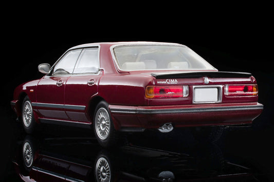 TLV 1/64 LV-N340a 日産 グロリア シーマ TYPE-II S (赤) 90年式