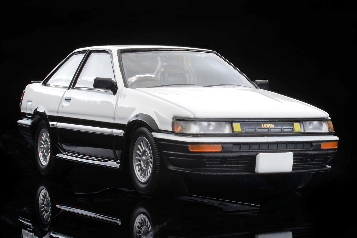 TLV 1/64 LV-N284c トヨタ カローラレビン 2ドア GT-APEX (銀/黒) 84年式