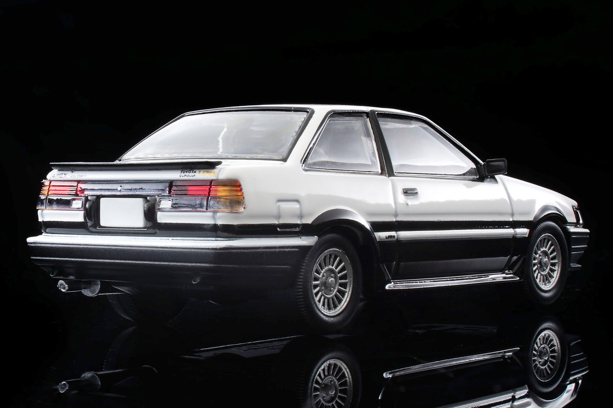 TLV 1/64 LV-N284c トヨタ カローラレビン 2ドア GT-APEX (銀/黒) 84年式