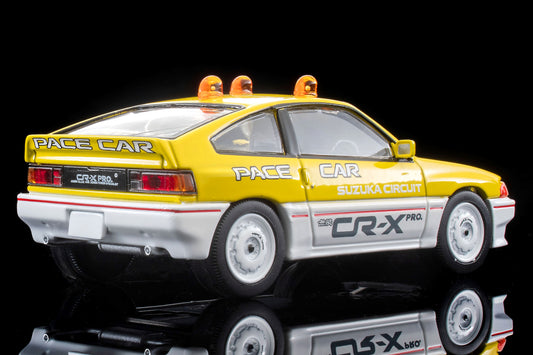 TLV 1/64 LV-N318b ホンダ バラードスポーツCR-X MUGEN CR-X PRO 鈴鹿サーキット ペースカー (黄/白)