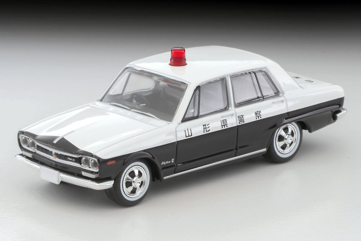 TLV 1/64 LV-214a 日産スカイライン 2000GT パトロールカー (山形県警察)71年式