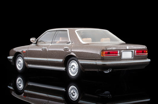 TLV 1/64 LV-N278c 日産 セドリック シーマ TYPE-II リミテッド (茶) 88年式