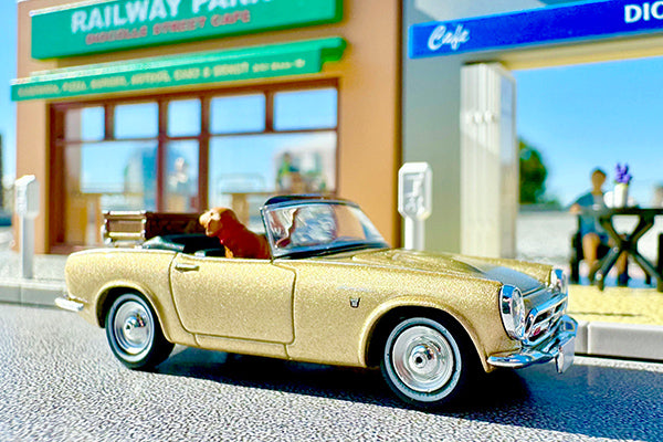 TLV 1/64 ジオコレ64 #カースナップ27a カフェテラス2 (ホンダS800付属)
