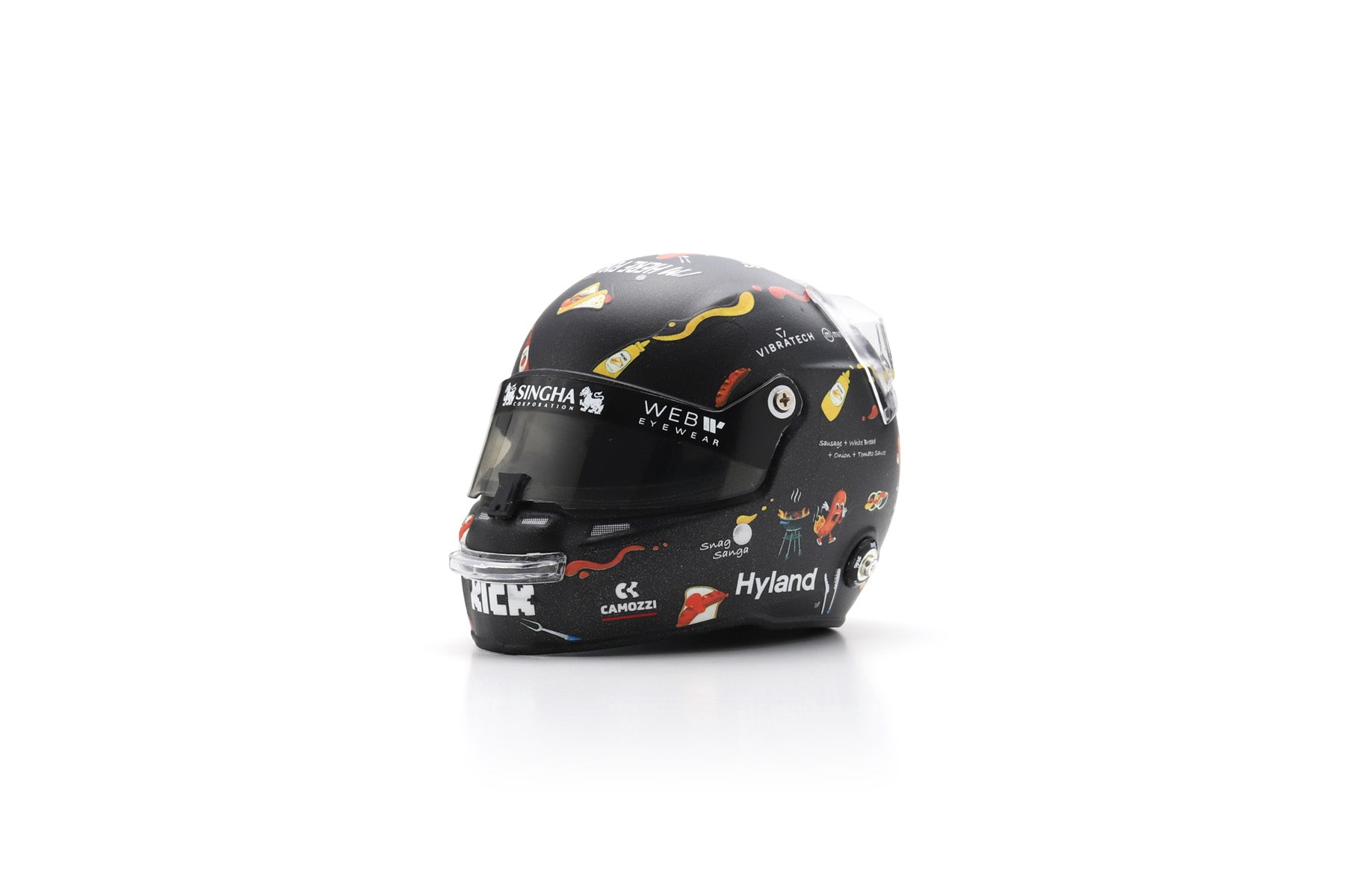 Modèle réduit Helmet F1 Valtteri Bottas Team Stake Kick Sauber N 77 Modèle réduit Helmet F1 Valtteri Bottas Team Stake Kick Sauber N 77
