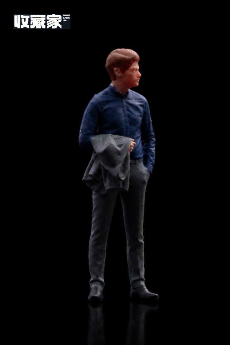 【2026年7月以降発売予定】 収蔵家 64200B 1/64 フィギュアスーツ姿の男性