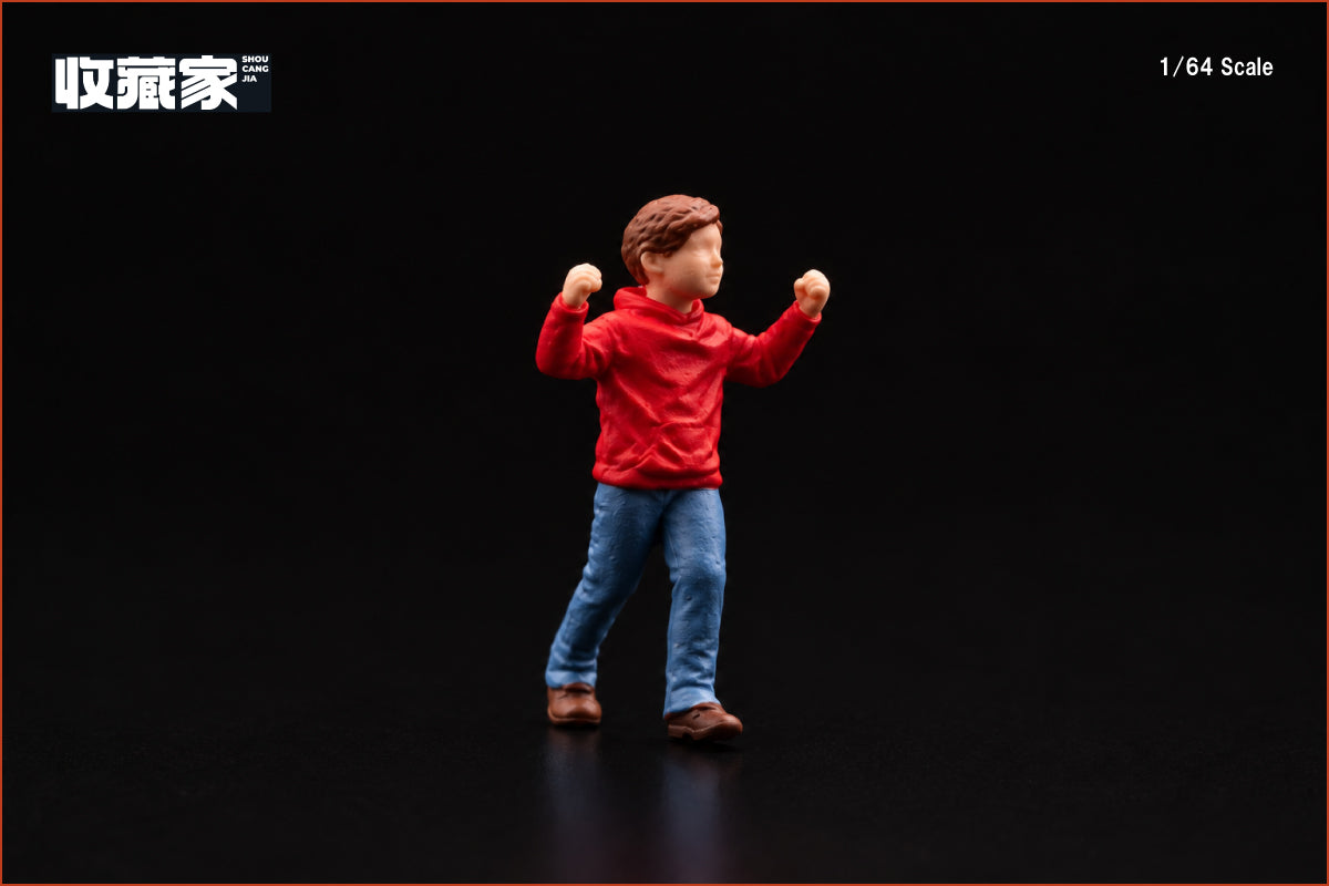 TAEMARI &GGUNG 未開封新品 残り1つ 2026年12月以降発売予定】 SHOUCANGJIA 64478B 1/64 Boy Wearing Red