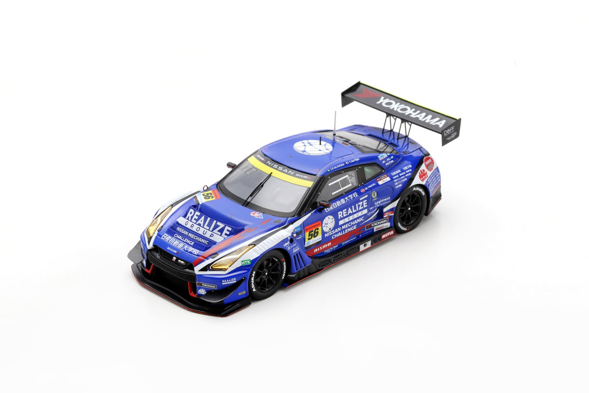 Spark SGT083 1/43 REALIZE NISSAN MECHANIC CHALLENGE GT-R No.56 KONDO RACING GT300 SUPER GT 2023 - Joao Paulo de Oliveira - Teppei Natori