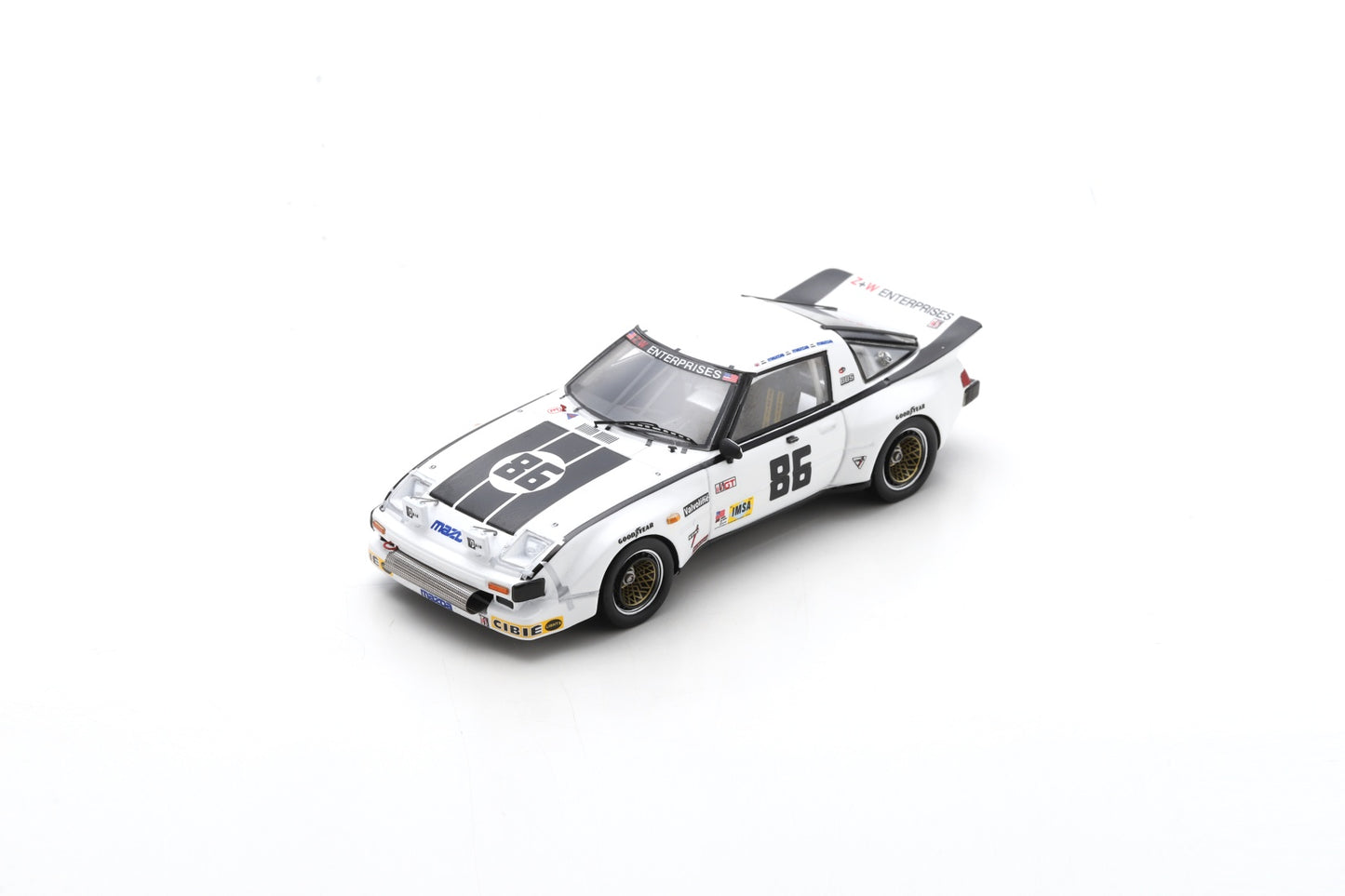 Spark S9470 1/43 Mazda RX7 No.86 24H Le Mans 1980E. Soto - P. Honegger - M. Hutchins