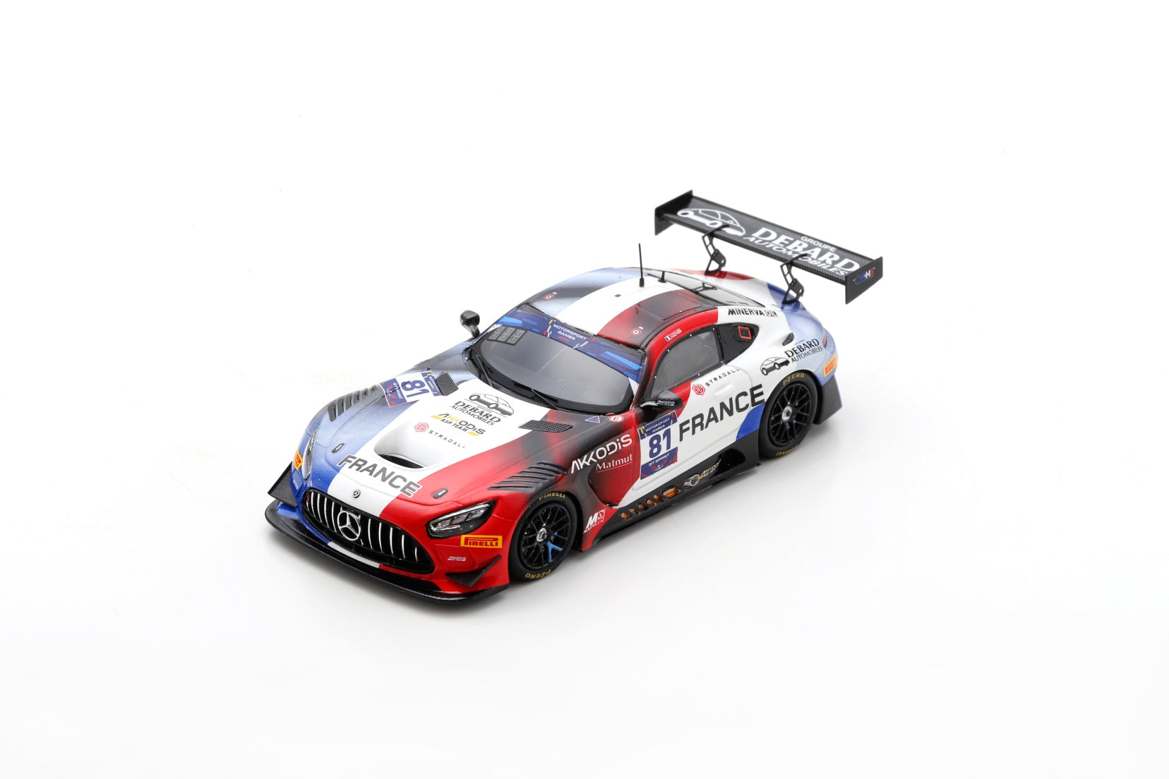 Spark S6328 1/43 Team France - Mercedes-AMG GT3 No.81 FIA Motorsport G –  Racing Models