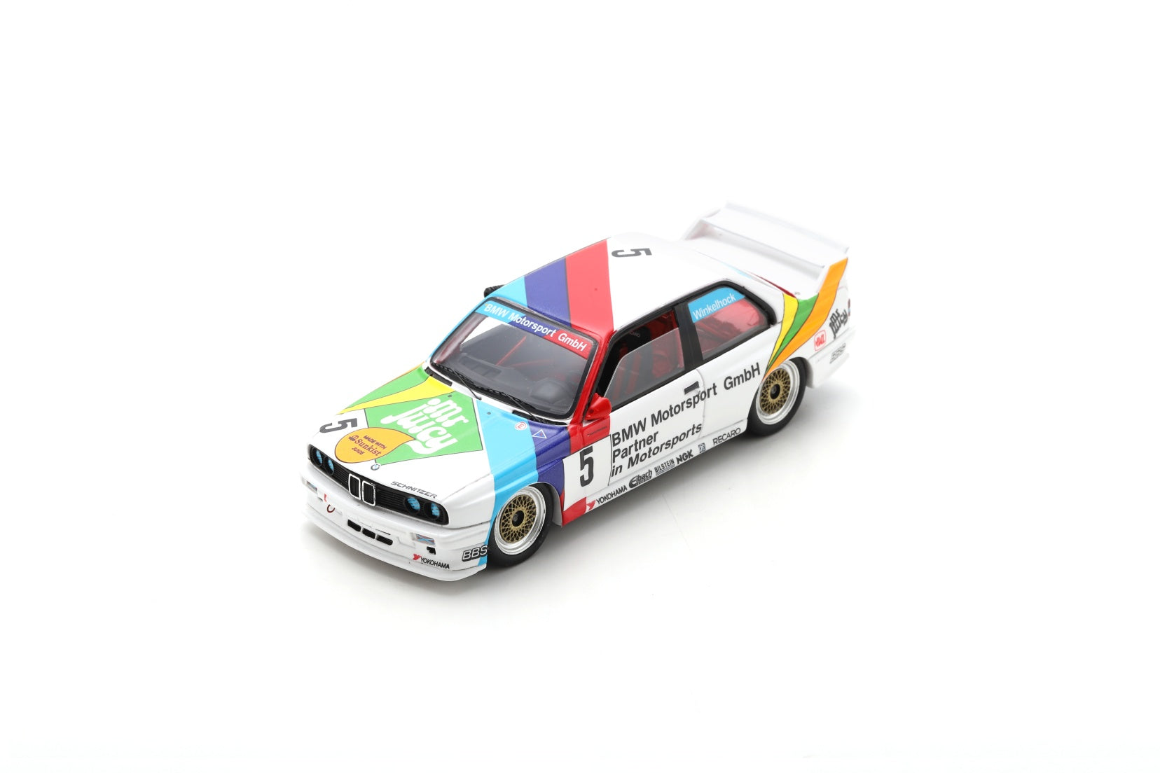 Spark SA227 1/43 BMW E30 - BMW M Team Schnitzer No.5 3rd Macau ...