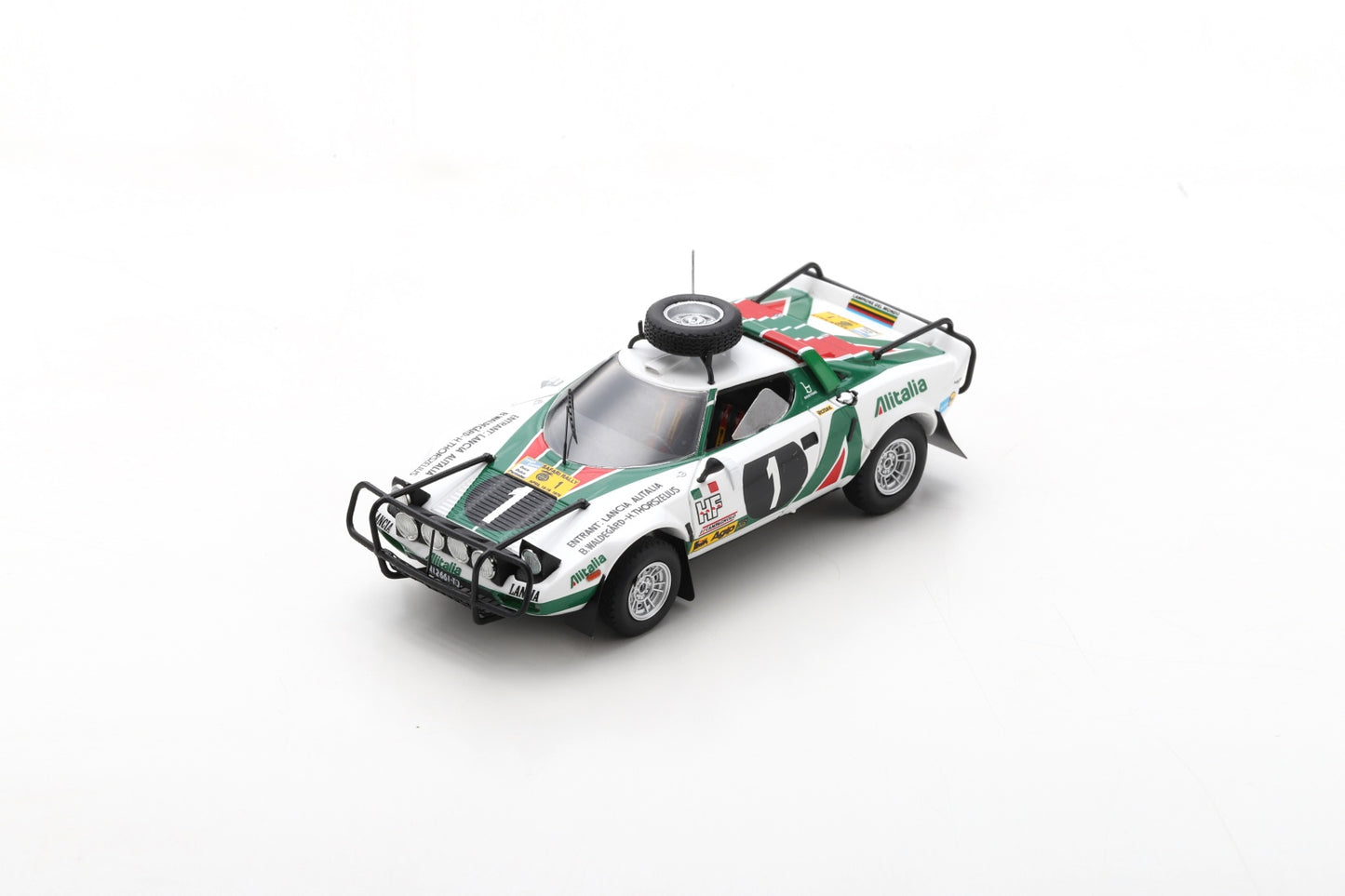 Spark S9085 1/43 Lancia Stratos HF No.1 Safari Rally 1976B. Waldegaard - H. Thorszelius