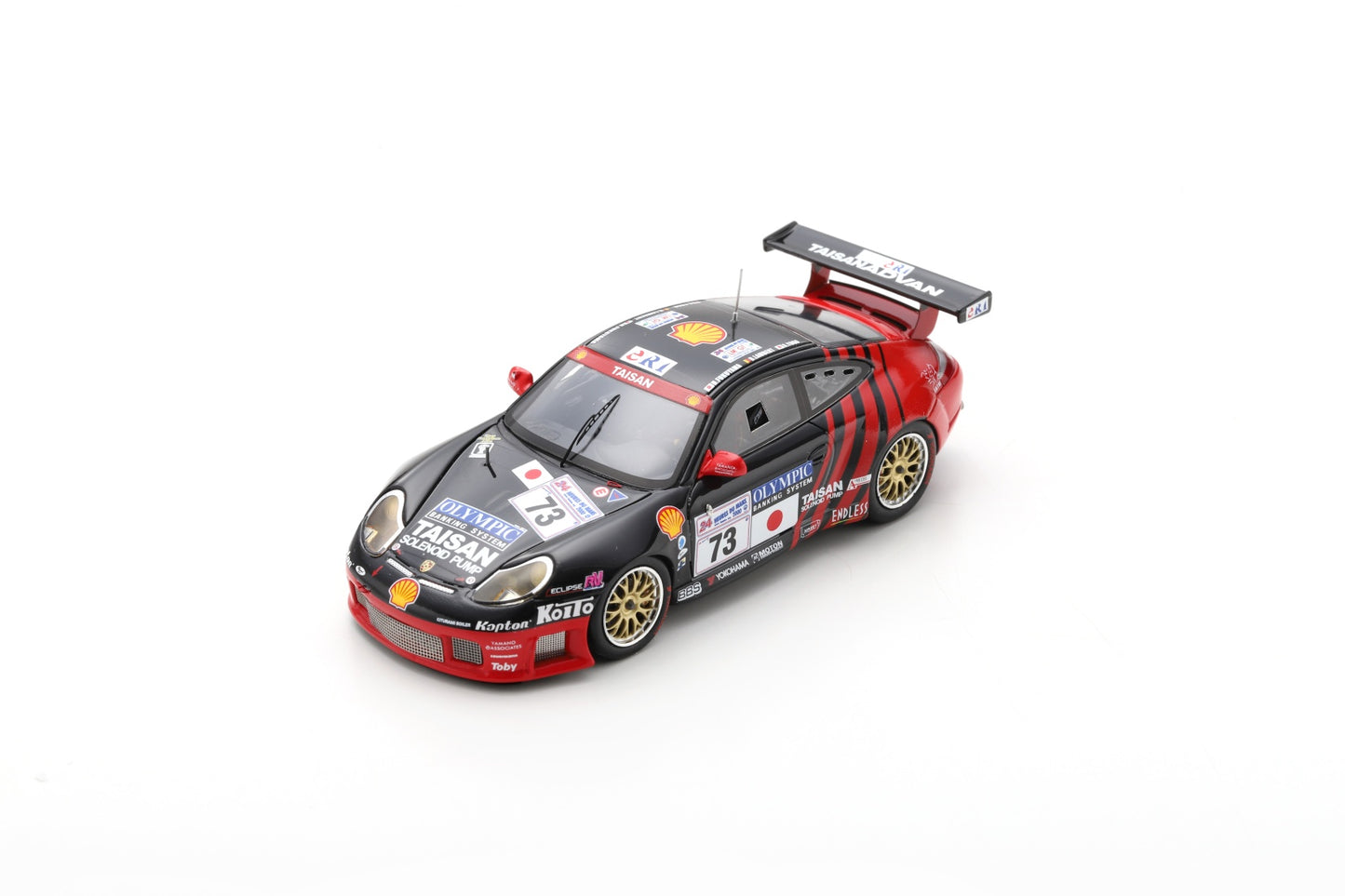 Spark S9939 1/43 Porsche 996 GT3 R No.73 Team Taisan Advan 24H Le Mans 2000H. Fukuyama – A. Yogo – B. Lambert