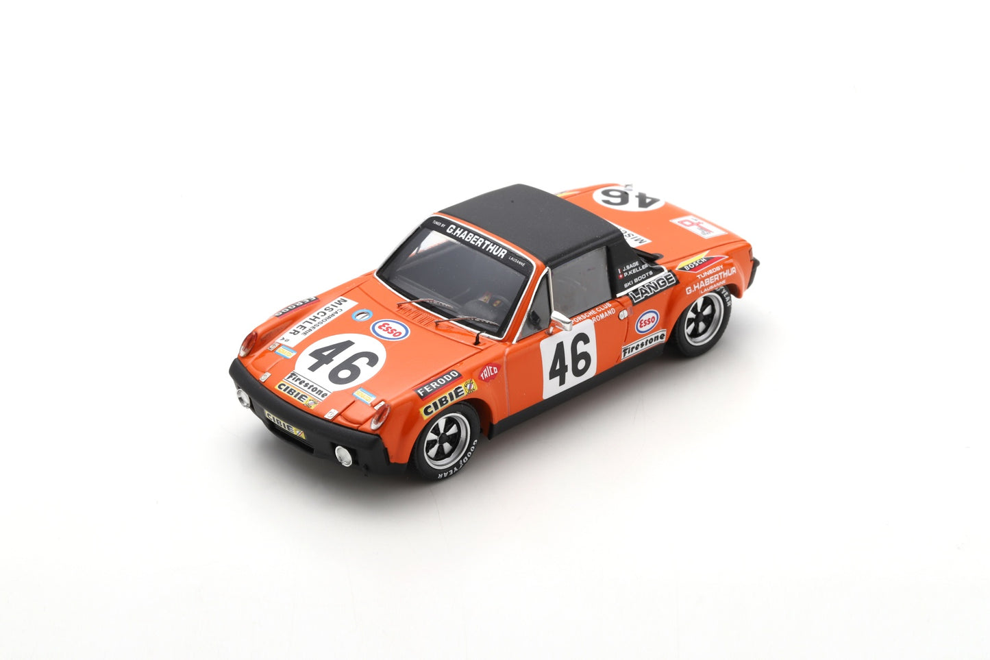 Spark 18S856 1/18 Porsche 914/6 No.46 24H Le Mans 1971J. Sage - P. Keller