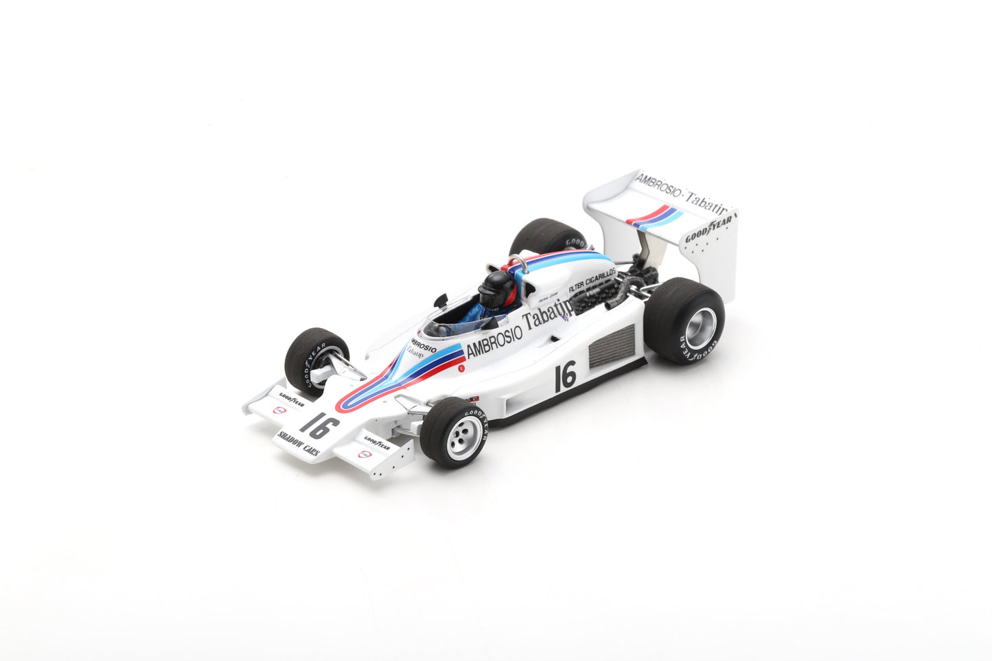 Spark S2758 1/43 Shadow DN8 No.16 Sweden GP 1977 Jackie Oliver