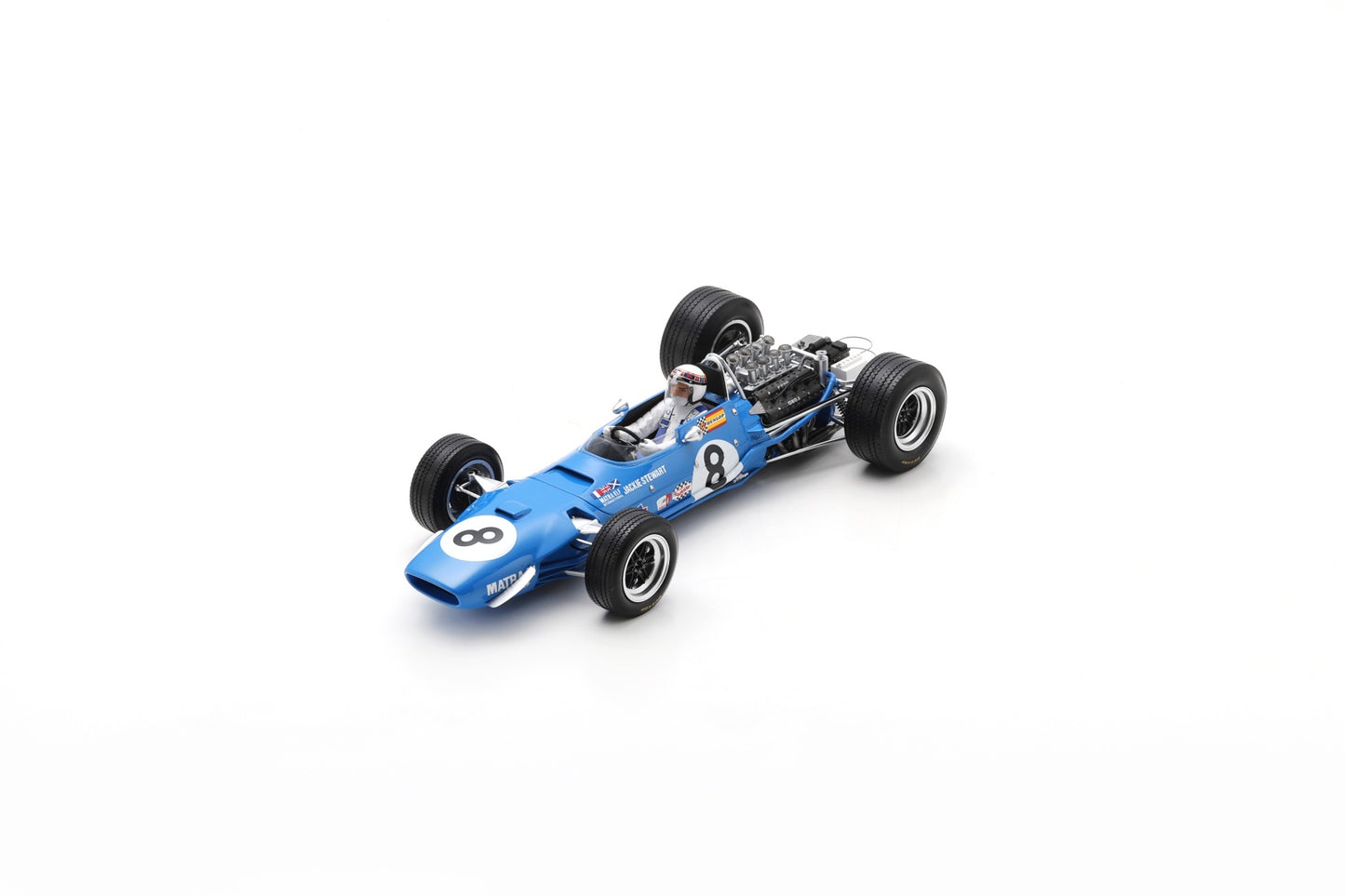 Spark 18S610 1/18 Matra MS10 No.8 Winner Dutch GP 1968 Jackie Stewart