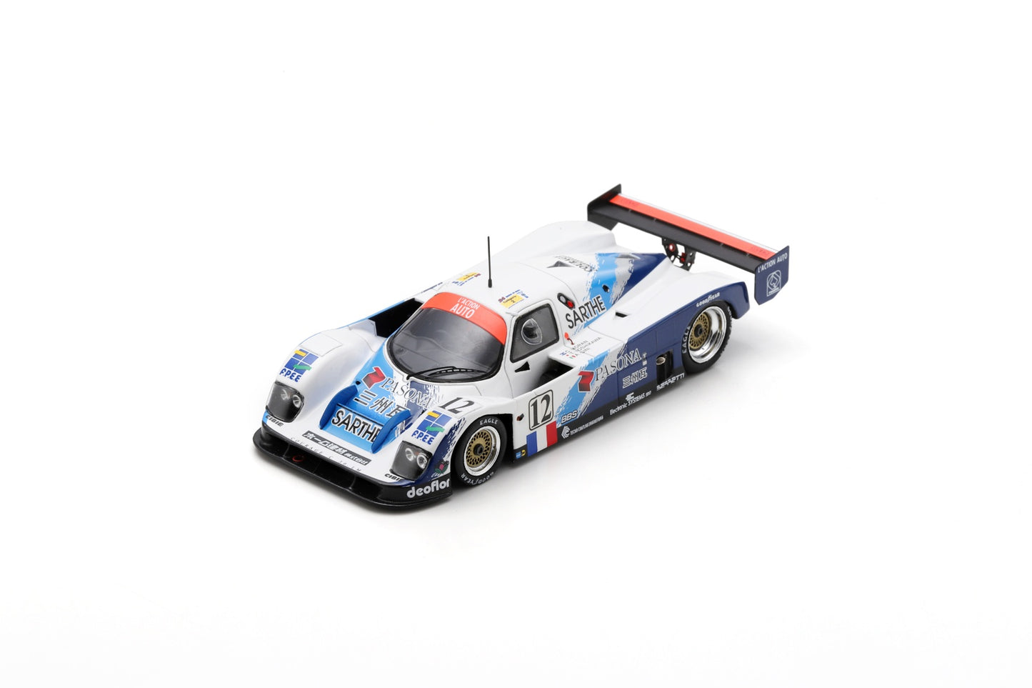 Spark S3660 1/43 Courage C 30 LM No.12 Le Mans 24H 1993 C. Moran – T. Yoshikawa – A. Gini