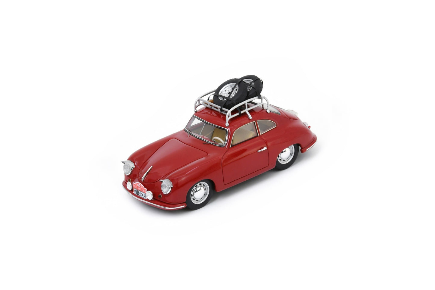 Spark S6132 1/43 Porsche 356 1100 No.402 Rally Monte Carlo 1953 Merck & Von Jungenfeld