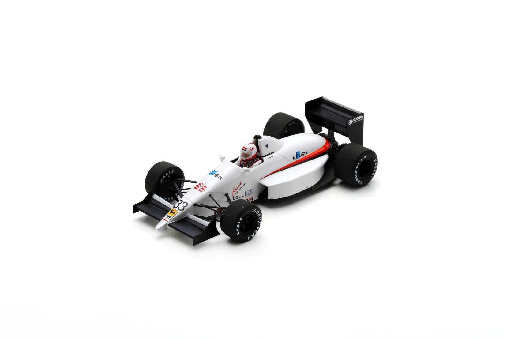 スパーク 1/43 Eurobrun ER188B No.33 Practice Monaco GP 1989【S7189】 ミニカー
