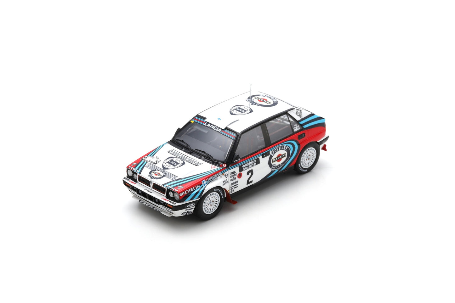 Spark S9010 1/43 Lancia Delta HF Integrale 16V No.2 Winner 1000 Lakes Rally 1991 J. Kankkuken - J. Piironen