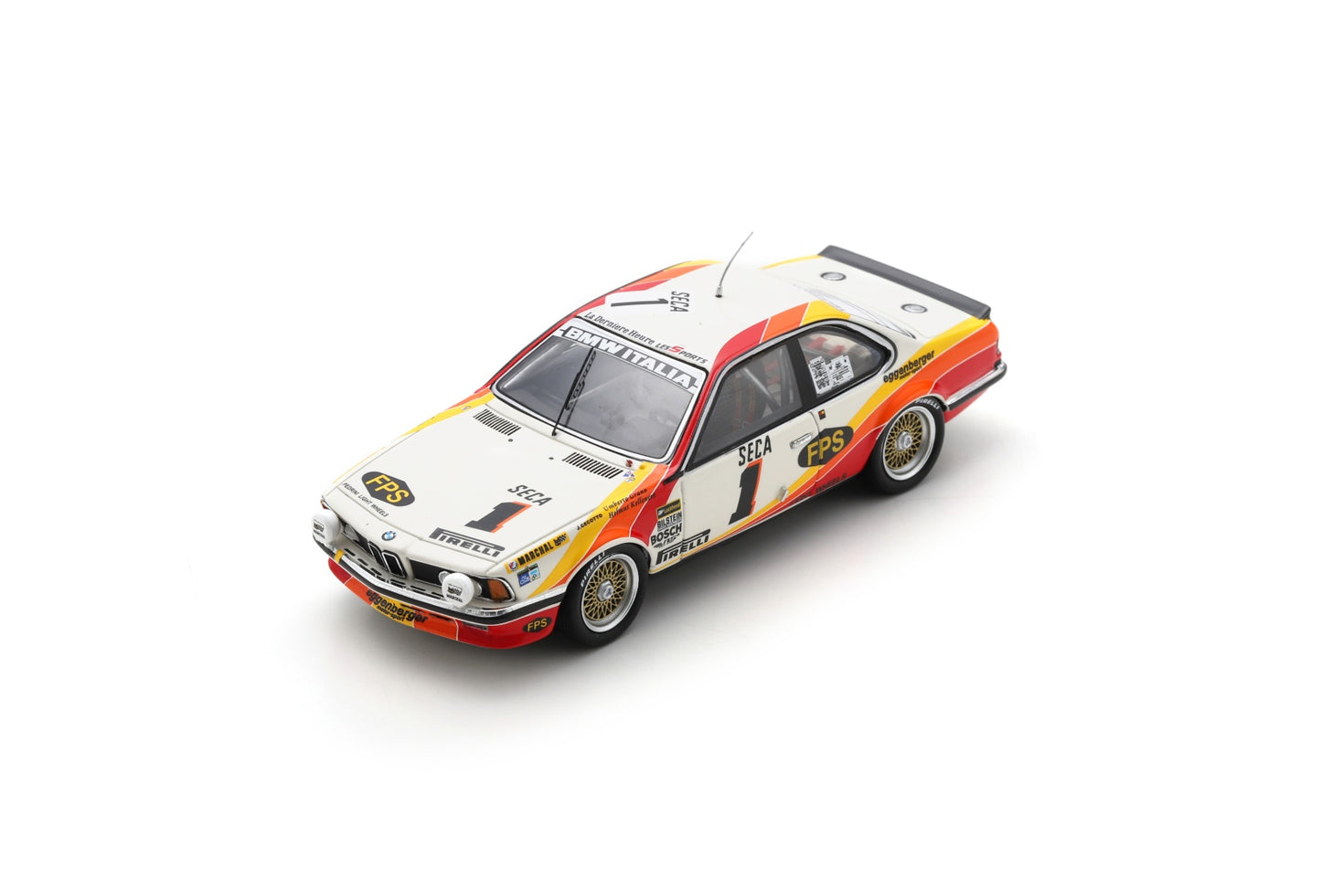 Spark SB650 1/43 BMW 635 Csi No.1 24H Spa 1983 U. Grano - H. Kelleners - J. Cecotto