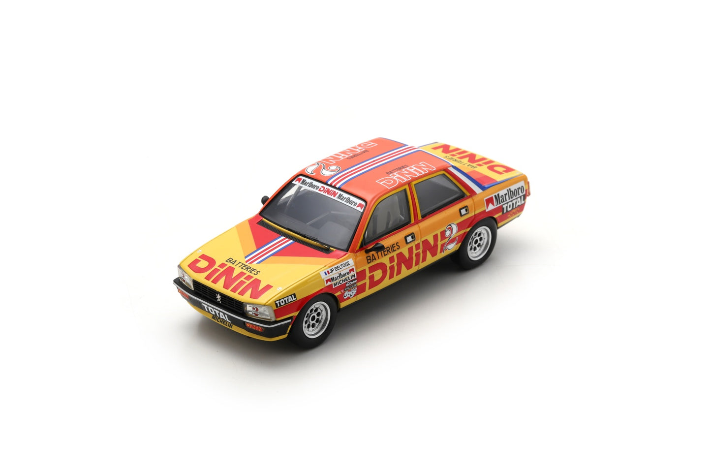 Spark SF266 1/43 Peugeot 505 2L. No.2 Production 1980 Montlery Jean-Pierre Beltoise