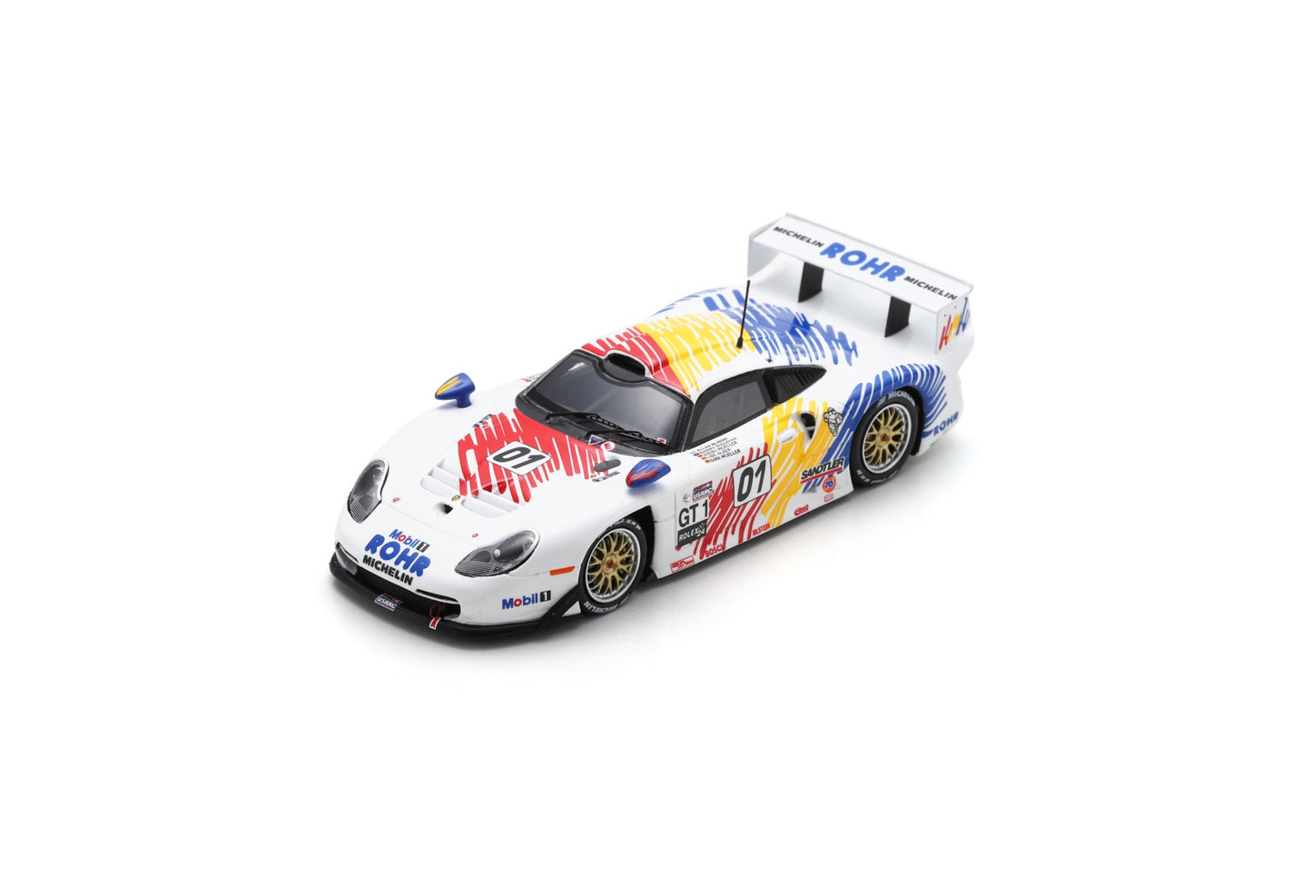 Spark US206 1/43 Porsche 911 GT1 Evo No.01 Rohr Motorsport 2nd 24H Daytona 1998 A. McNish - D. Sullivan - J. Müller - U. Alzen - D. Müller
