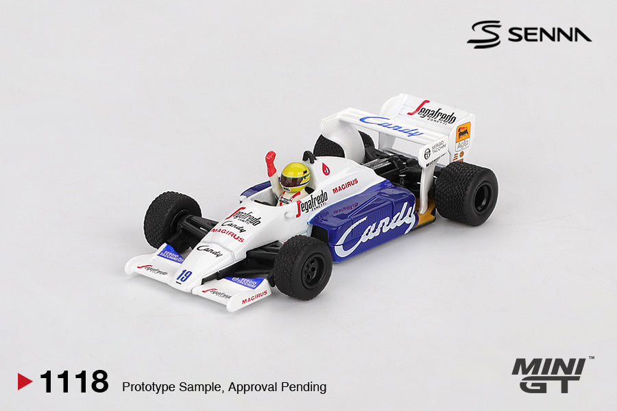 MINI GT MGT01118-L 1/64 トールマン TG184 モナコグランプリ 1984 2位入賞車 #19 アイルトン・セナ