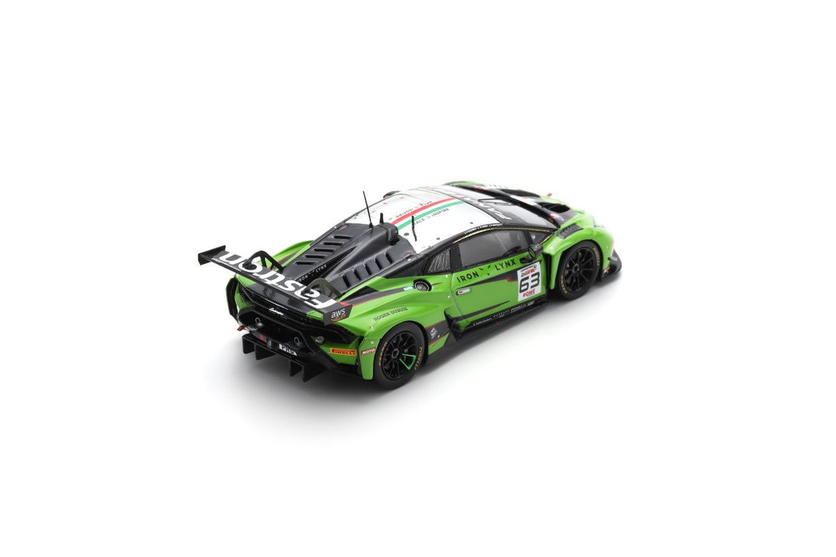 Spark SB828 1/43 Lamborghini Huracán GT3 EVO 2 No.63 Iron Lynx 24H Spa 2024 A. Caldarelli – M. Cairoli - M. Bortolotti