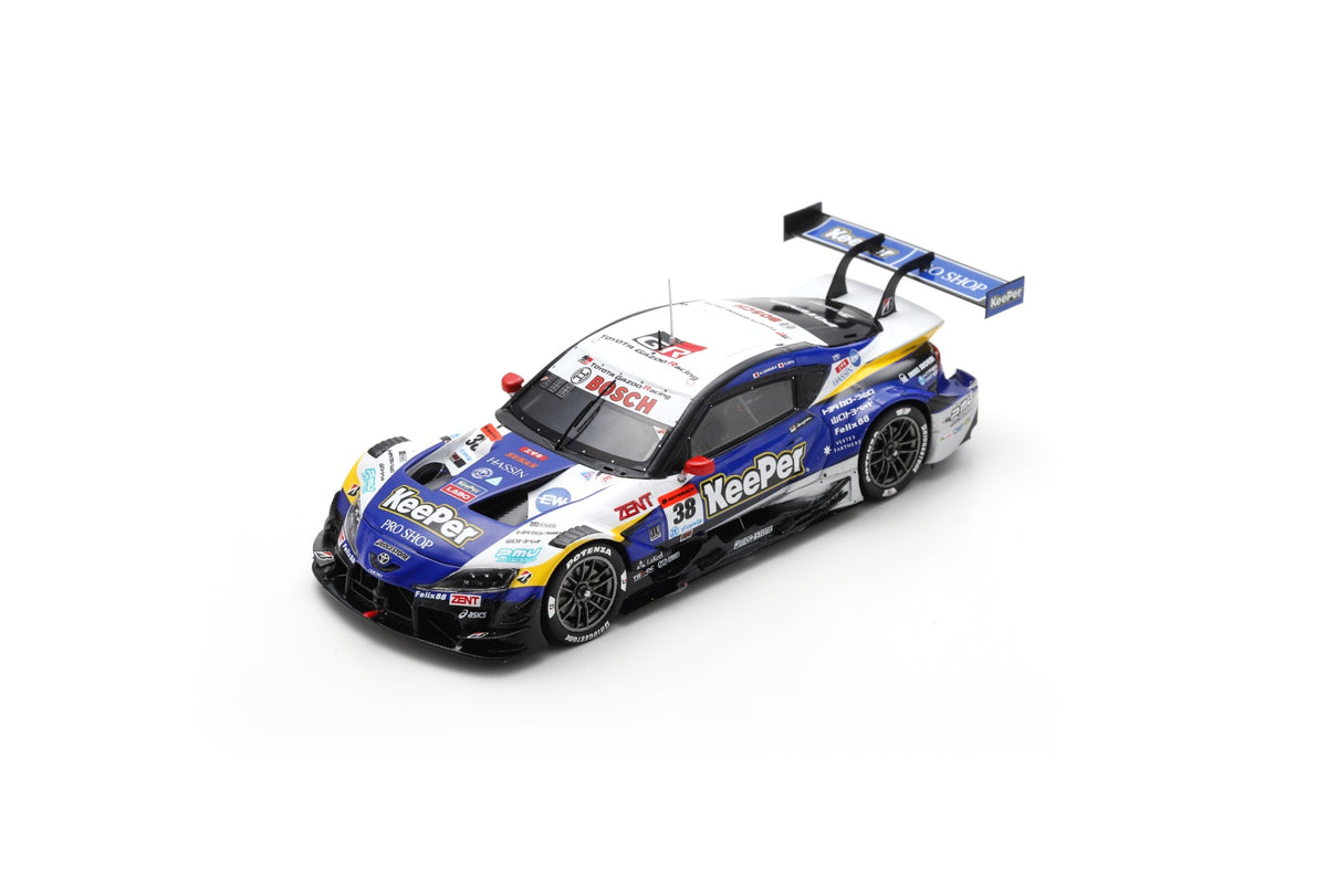 Spark SGT161 1/43 KeePer CERUMO GR Supra No.38 TGR TEAM KeePer CERUMO GT500 SUPER GT 2024 H. Ishiura - T. Oyu