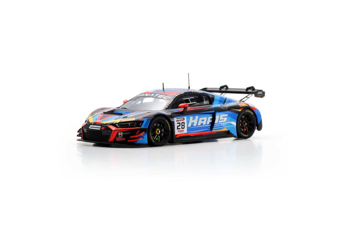 Spark SB823 1/43 Audi R8 LMS GT3 EVO II No.28 Haas RT 24H Spa 2024 S. Gachet – J. Heylen – D. Lind