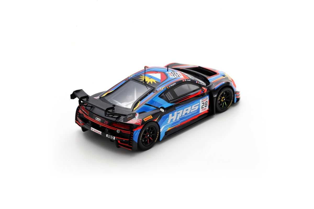 Spark SB823 1/43 Audi R8 LMS GT3 EVO II No.28 Haas RT 24H Spa 2024 S. Gachet – J. Heylen – D. Lind