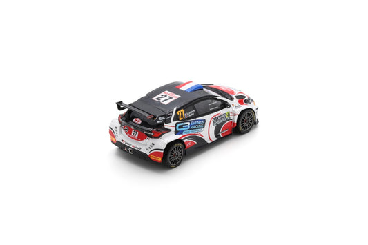 Spark S6862 1/43 TOYOTA GR Yaris Rally 2 No.27 Burton Racing 6th RC2 Rally Monte Carlo 2024 S. Lefebvre - A. Malfoy