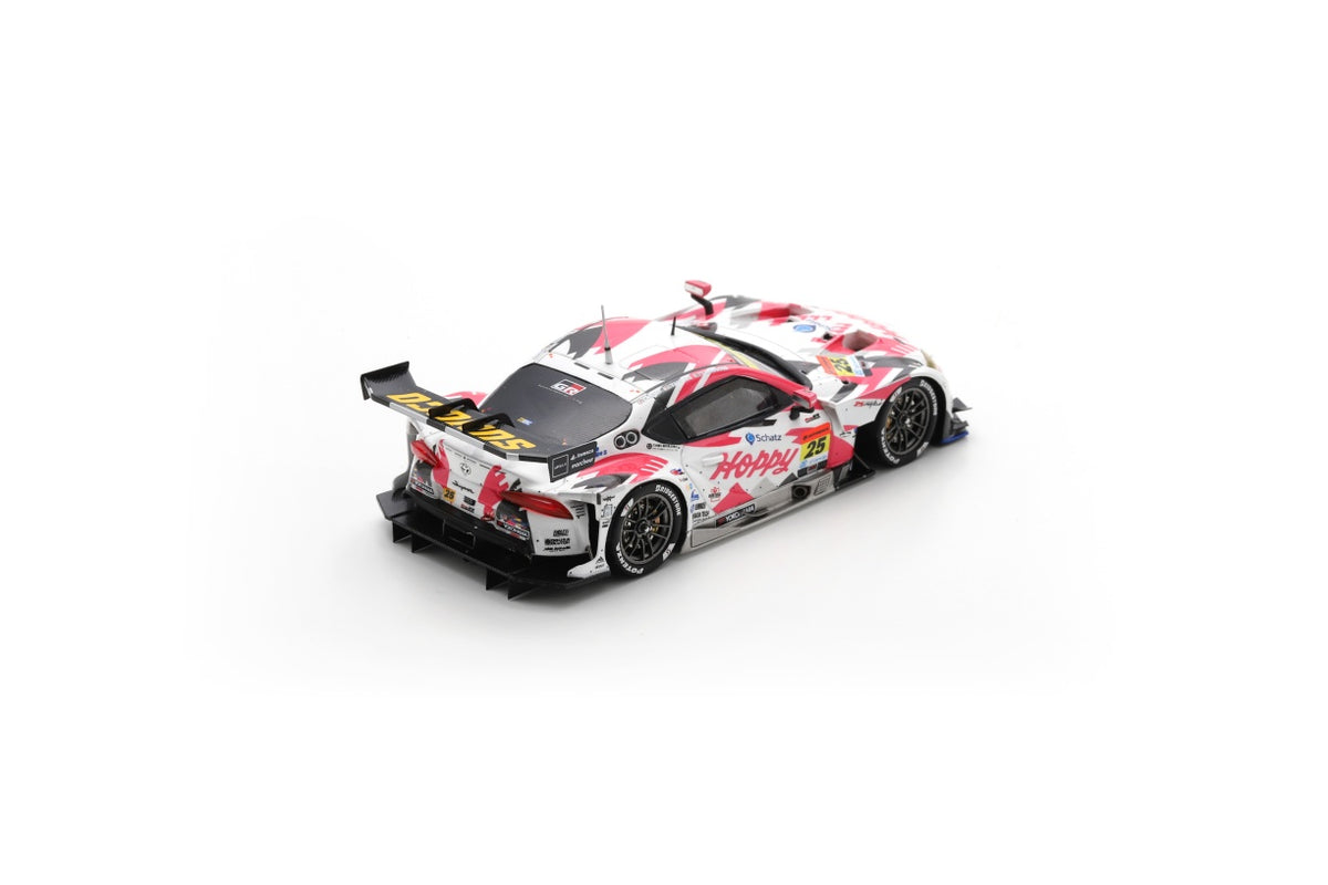 Spark SGT172 1/43 HOPPY Schatz GR Supra GT No.25 HOPPY team TSUCHIYA GT300 SUPER GT 2024 T. Suganami - T. Matsui - K. Sato