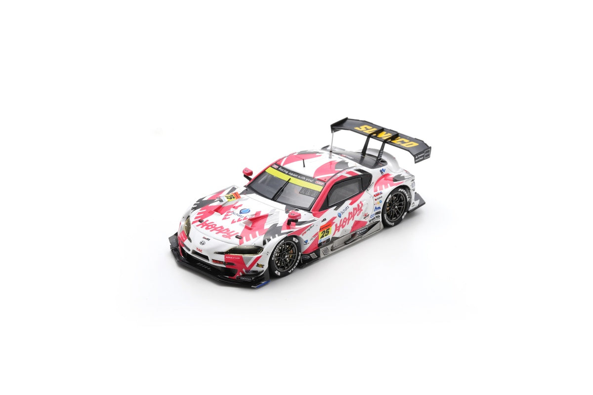 Spark SGT172 1/43 HOPPY Schatz GR Supra GT No.25 HOPPY team TSUCHIYA GT300 SUPER GT 2024 T. Suganami - T. Matsui - K. Sato